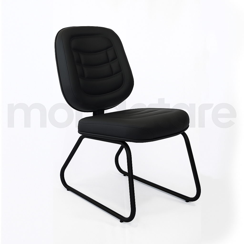 2a6dfbaab49cf9c55d65735d09ccf8dc-1.png Cadeira Fixa Diretor Linea Trapézio - Imagem 1