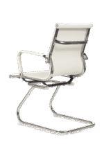 Cadeira Fixa Diretor Eames Silver - Imagem 3