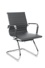 Cadeira Fixa Diretor Eames Silver - Imagem 5