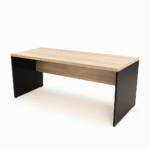 Mesa Reta Pé Painel Tampo 30mm